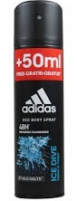 ADIDAS DEO ICE DIVE DEO.SPRAY 150+50ML. (005)