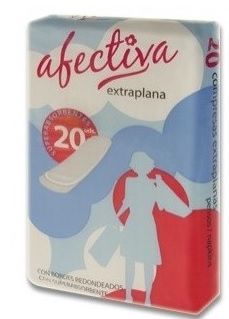 AFECTIVA COMPRESA EXTRAPLANA 20U.