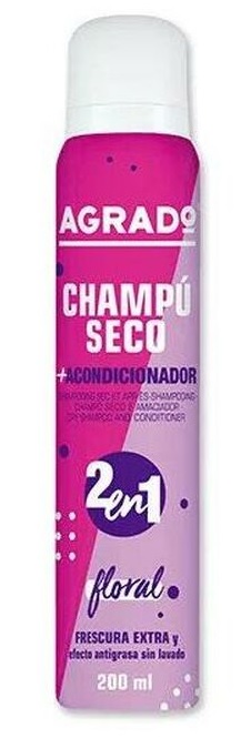 AGRADO CHAMPU SECO SP.FLORAL 200ML. (011)