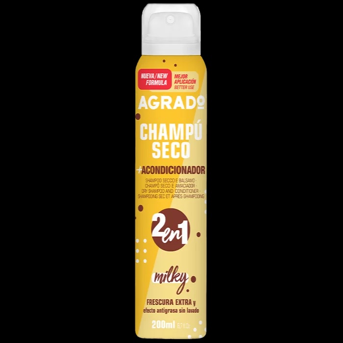 AGRADO CHAMPU SECO SP.MILK 200ML. (011)