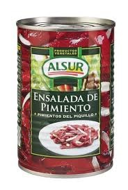 ALSUR ENSALADA PIMIENTOS 360G.AF. (019)