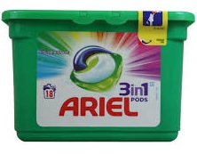 ARIEL 3-1 COLOR 12 CAPSULAS 486G. (026)