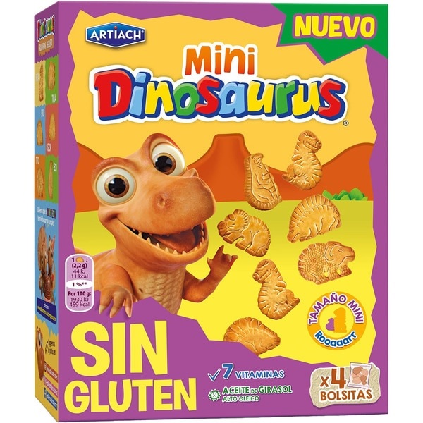 ARTIACH MINI DINOSAURUS SIN GLUTEN 160G.