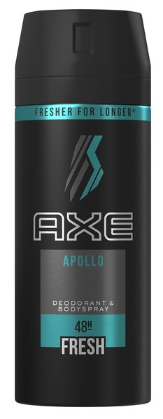 AXE DEO. SPRAY APOLO 150ML. (054)