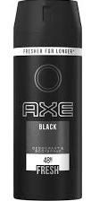 AXE DEO.SPRAY BLACK 150ML. (054)