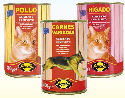 AY. COMIDA GATO HIGADO  LATA 400 GRS (544)