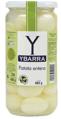 AYALA / YBARRA PATATAS ENTERAS TARRO DE 400 GRS