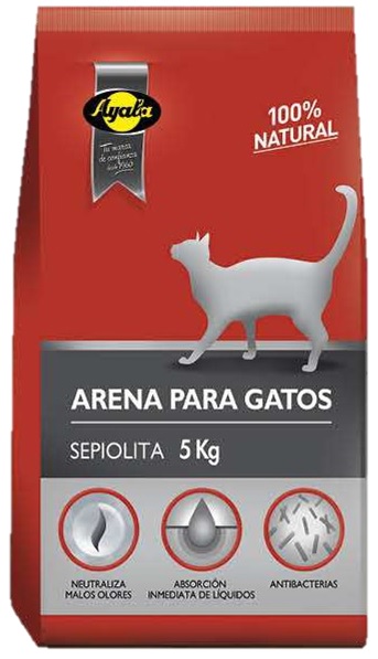 AYALA ARENA GATO SEPIOLITA,SACO 5KG (064)