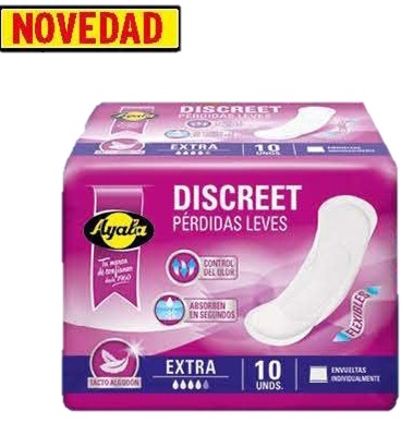 AYALA DISCREET INCONTIN.T/EXTRA 10U (085)