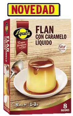 AYALA FLAN CLASICO 8 RACIONES, 186G (674)