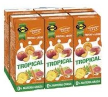 AYALA FRUTA+LECHE TROPIC.P-6X200ML. (089)