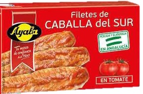 AYALA FTE. CABALLA EN TOMATE 60G. (090)