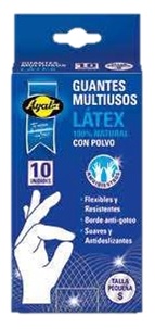 AYALA GUANTES LATEX TALLA PQÑA.1OU. (100)