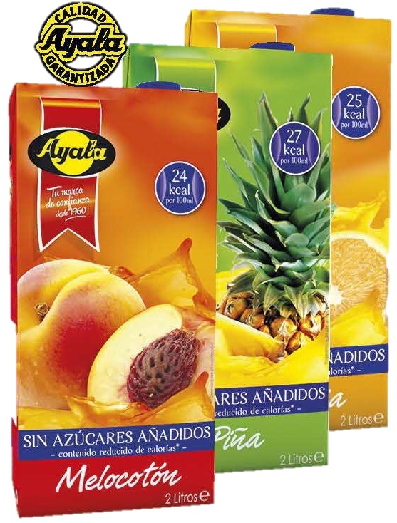 AYALA NECTAR SIN AZUCAR,NARANJA 2L.