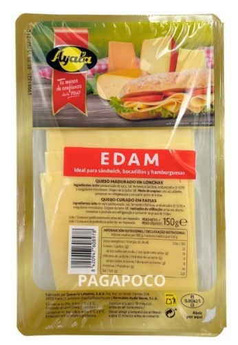 AYALA QUESO EDAM LONCHAS 150G. (131)