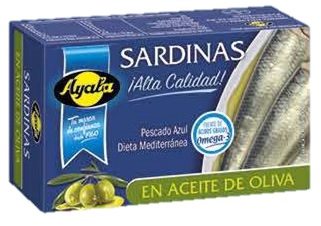 AYALA SARDINAS ACEITE OLIVA 88G. (140)