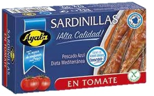 AYALA SARDINILLAS 6/10 TOMATE 62G. (141)