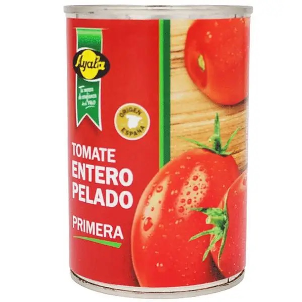 AYALA TOMATE ENTERO PELADO, L/240G.