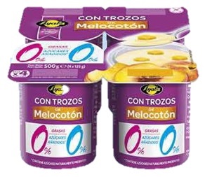 AYALA YOGURT TROZOS MELOCOTON P-4X125G. (150)