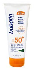 BABARIA CR.FACIAL ALOE F50 75ML (156)