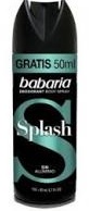 BABARIA DEO SP PLASH MEN 150ML+50ML (157)