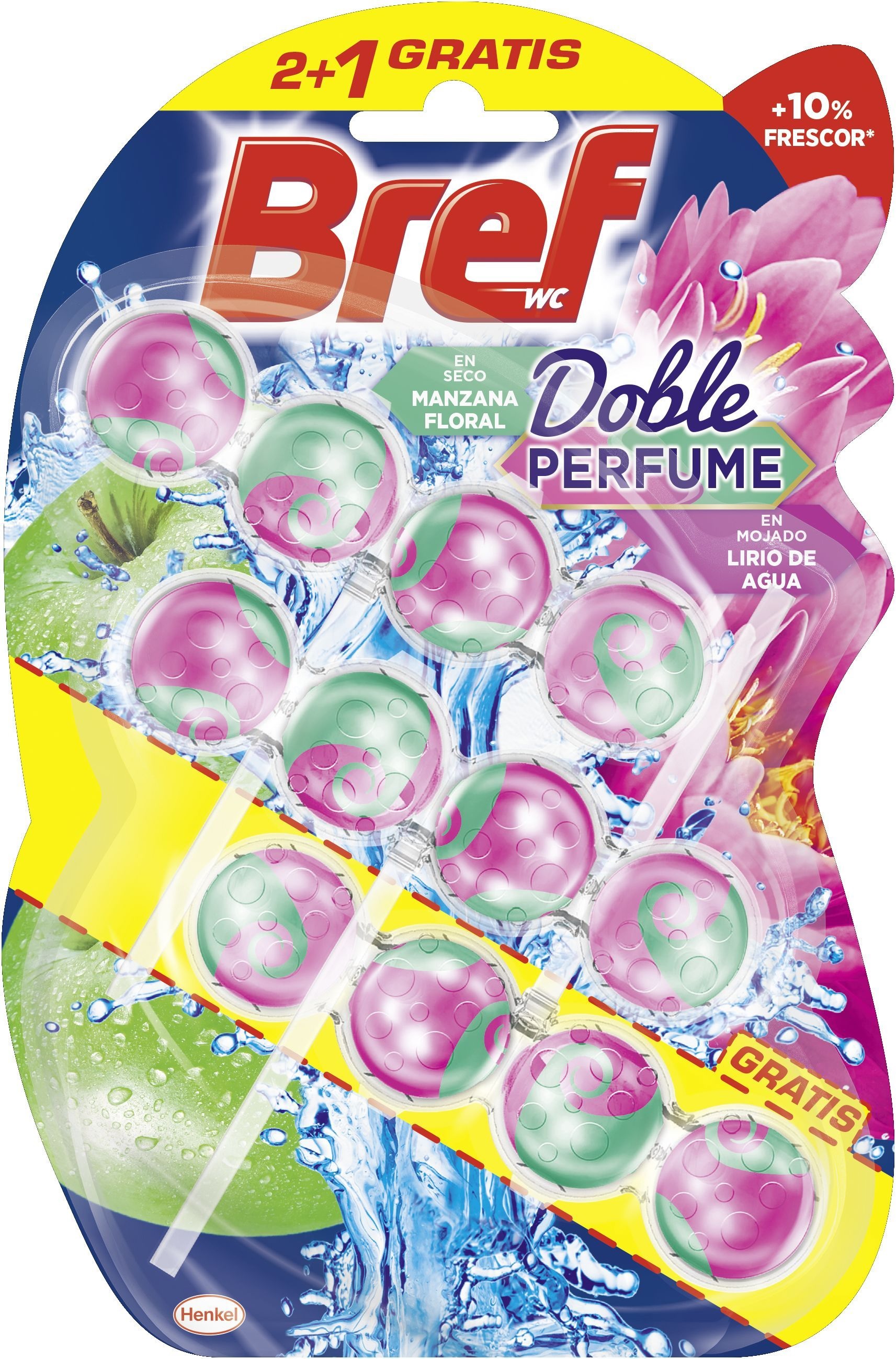 BREF WC DOBLE PERFUME 50G.P "2+1" (166)