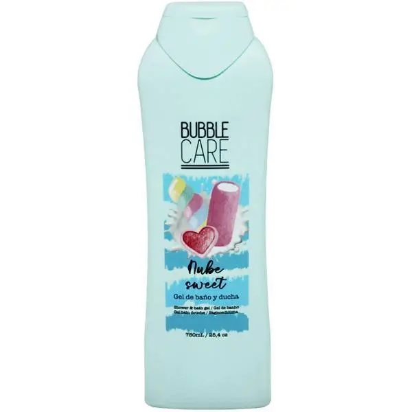 BUBBLE CARE NUBE SWEET GEL 750ML.