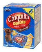 CHIQUILIN OSITOS SAB/CHOCOL "4X40G"