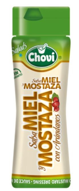 CHOVI SALSA MIEL/MOSTAZA 255ML.