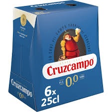 CRUZCAMPO SIN ALCOHOL PACK 6*250 CC