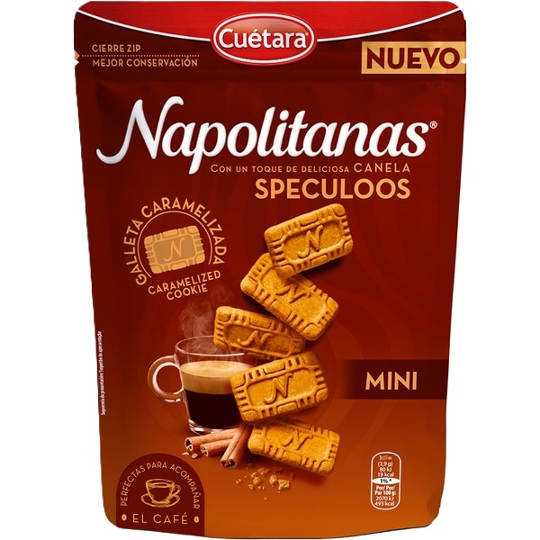 CUETARA NAPOLITANA SPECULOOS 150G.