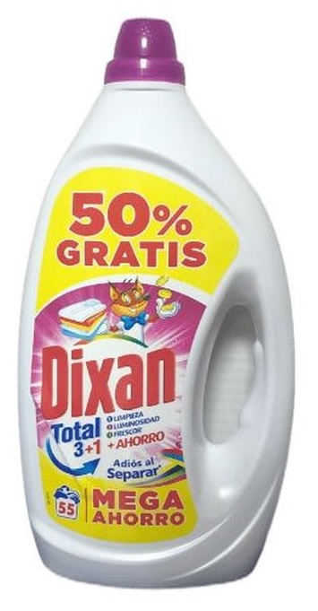 DIXAN GEL A.SEPARAR 55 LAV. 2,475L (208)