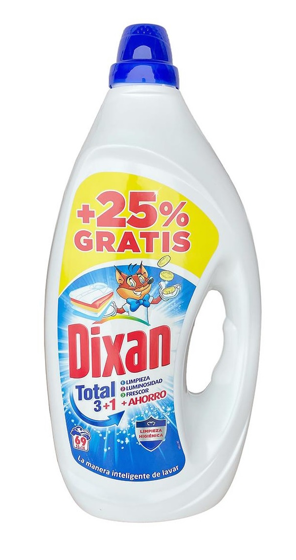 DIXAN GEL AZUL 55 LAV. 2,475L (208)