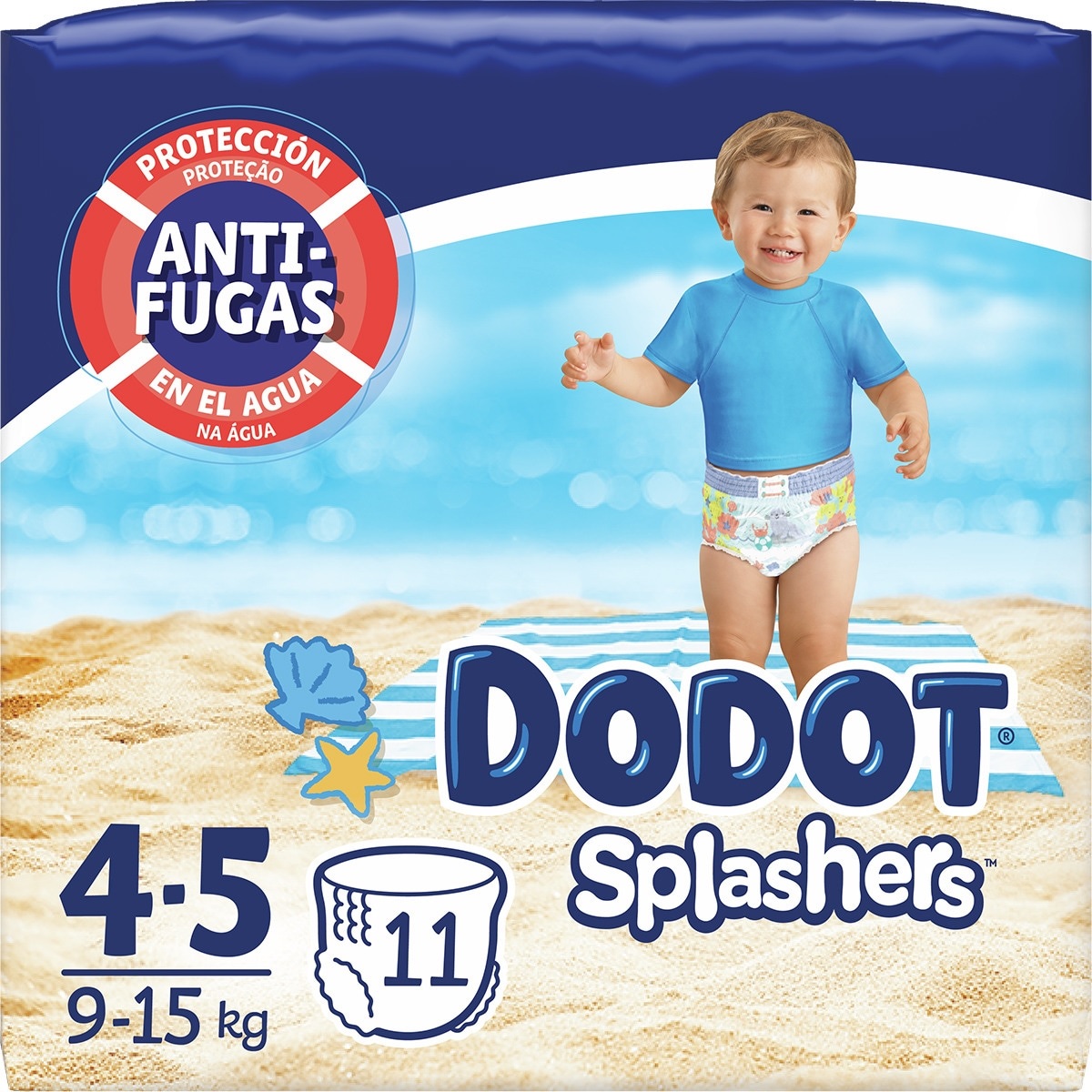 DODOT SPLASHERS T/4-5 9-15KG. 11U. (213)