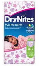 DRYNITES PAÑALES NIÑA 4-7 AÑOS 10U. (223)