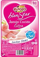 EL POZO JAMON COCIDO B/ GRASA R/SAL (227)