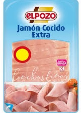 EL POZO JAMON COCIDO FINAS LONCHAS 115 GRS (227)