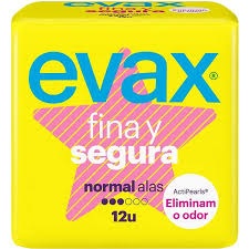 EVAX FINAS Y SEGURA CON ALAS NORMAL 12 UDS (253)