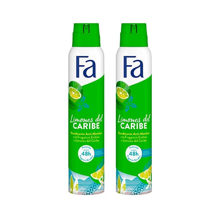 FA DEO SPRAY LIMONES CARIBE 150ML. (256)