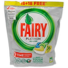 FAIRY PLATIMUM PLUS 15+15CAP.465G.