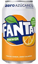 FANTA NARANJA ZERO LATA 330 CC (260)