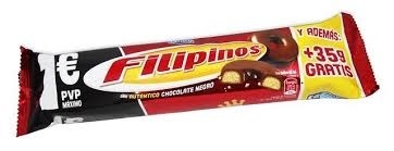 FILIPINOS CHOCOLATE NEGRO 93G+35G (263)