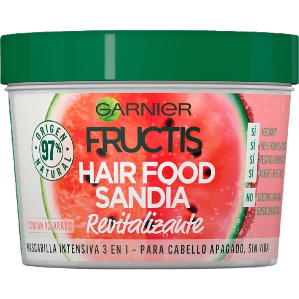 FRUCTIS MASC.HAIR FOOD SANDIA 390ML (277)