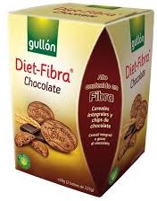 GULLON DIET-FIBR C/CHOCO 450G. (320)