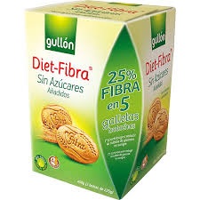 GULLON DIET-FIBRE SIN AZUCAR 450 G. (320)