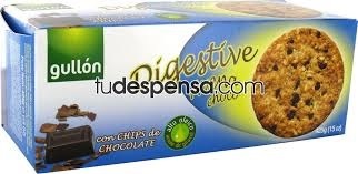 GULLON DIGESTIVE AVENA CHOCO 160 GRS (321)