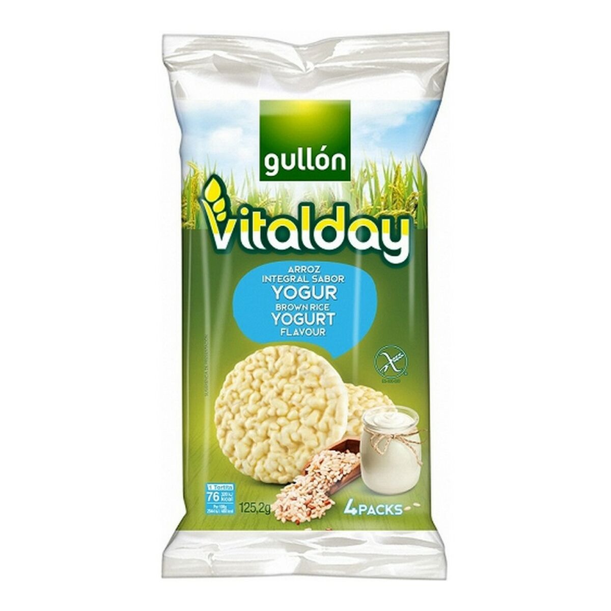 GULLON T.ARROZ INTEG.YOGURT 125,2G. (322)