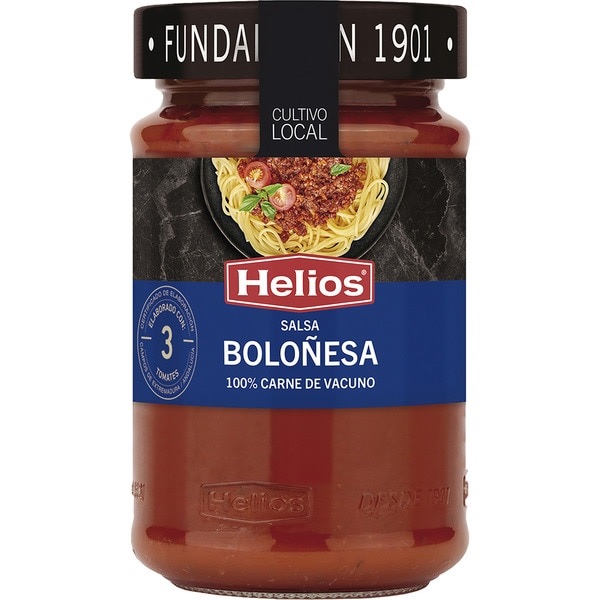 HELIOS SALSA BOLOÑESA TARRO 380G.