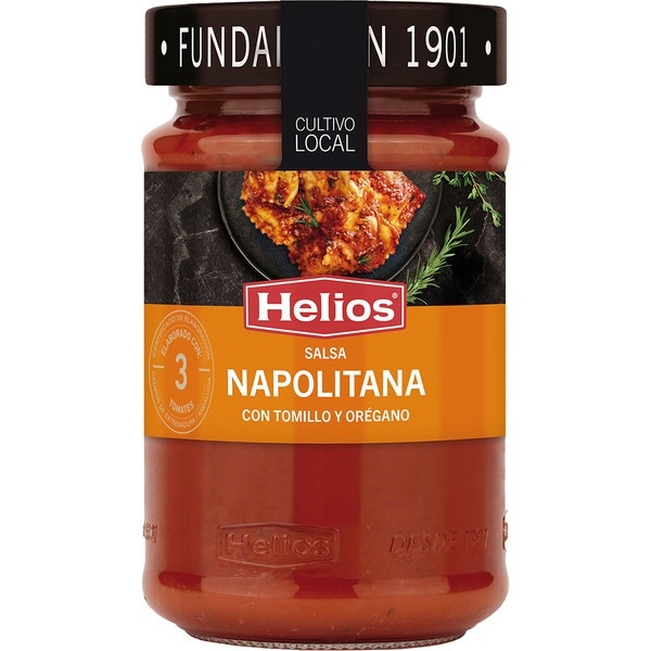 HELIOS SALSA NAPOLITANA TARRO 380G.