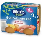 HERO B.NOCHES CR.VERD/POLLO P-2X190G (344)